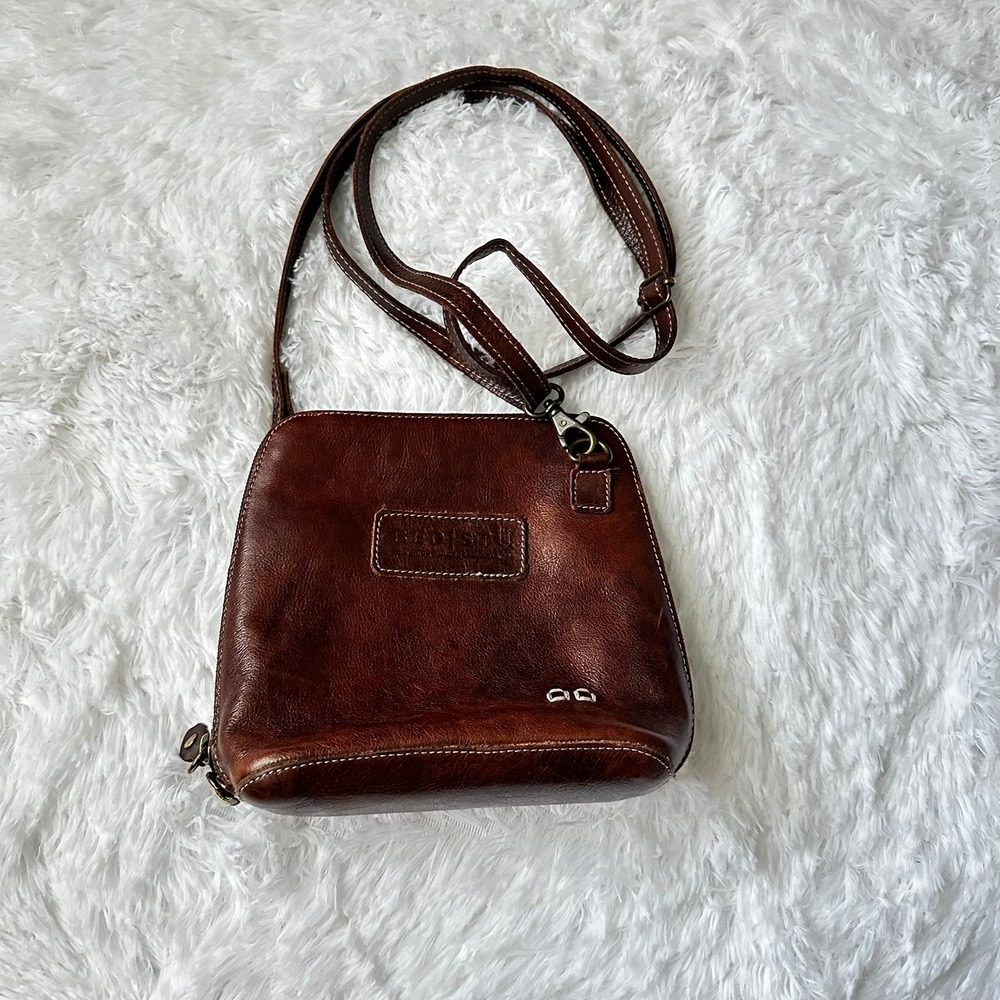 Brown Leather Crossbody Bag